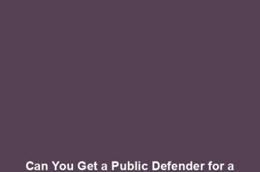 Can You Get a Public Defender for a Divorce?